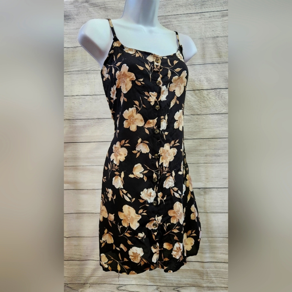 Button up mini dress, medium